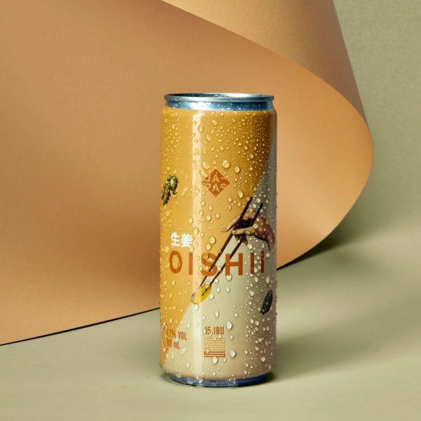 Cerveja Japas Oishi Witbier Laranja e Gengibre 310ml - Imagem 3