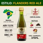 Cerveja 1824 Imigração Red Flanders 375ml Sour Ale Envelhecida - Imagem 3