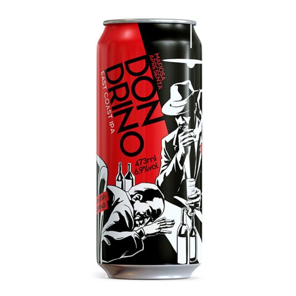 Cerveja Mafiosa Don Drino West Coast IPA 473ml - Imagem 1