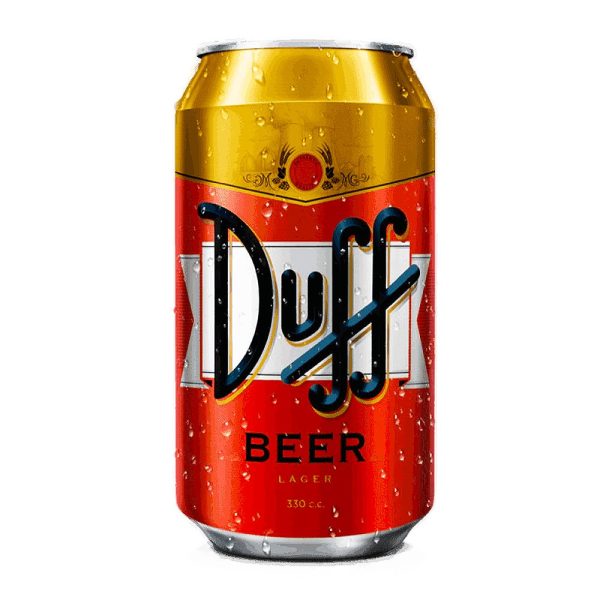 Cerveja Duff Lager 330ml – Ícone dos Simpsons - Imagem 1