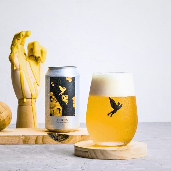 Cerveja Trilha Mamangava Sour 350ml Cítrica Artesanal - Imagem 2