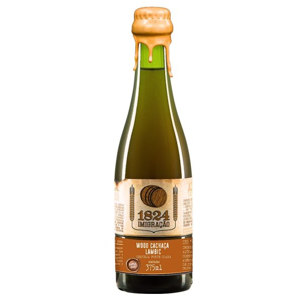 Cerveja 1824 Imigração Wood Cachaça Lambic 375ml - Imagem 1