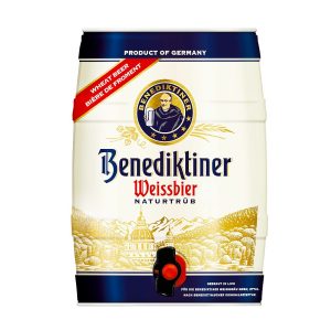 Benediktiner Weissbier Barril 5L – Cerveja Alemã de Trigo