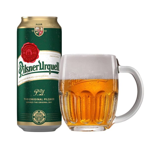 Kit Cerveja Pilsner Urquell 500ml + Caneca - Imagem 1