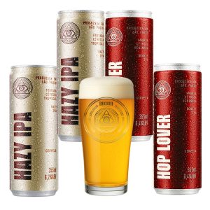 Kit Dogma 2 Hazy + 2 Hop Lover + Copo 320ml