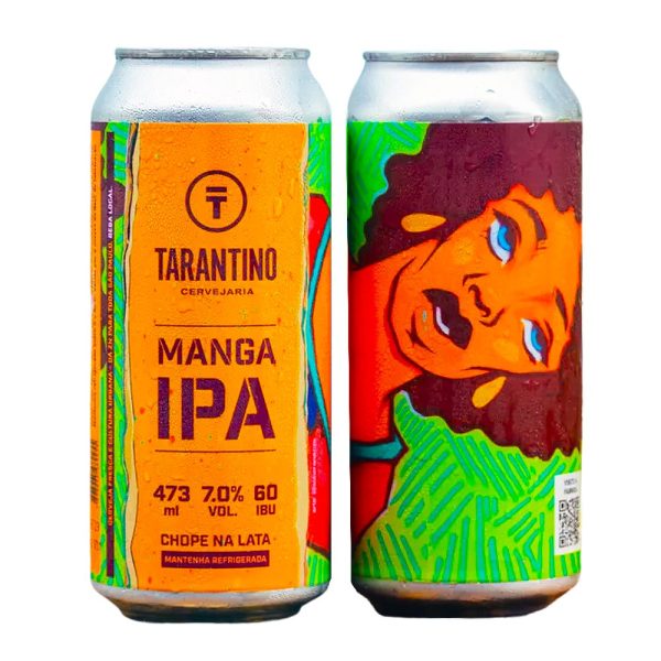 Cerveja Tarantino Manga IPA 473ml Lata Chope 7% - Imagem 1