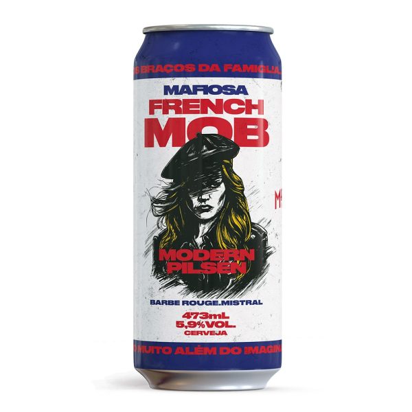 Cerveja Mafiosa French Mob 473ml NE IPA Artesanal - Imagem 1