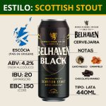 Cerveja Belhaven Black Scottish Stout 440ml - Imagem 3