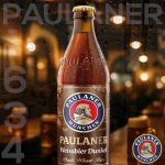Cerveja Paulaner Weiss Dunkel Garrafa 500ml Trigo Escura Alemã - Imagem 2
