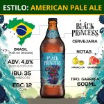 Cerveja Black Princess APA 82 American Pale Ale 600ml - Imagem 3