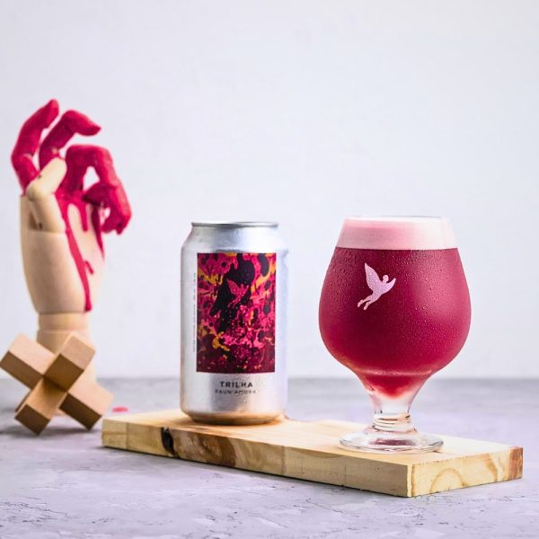 Cerveja Trilha Faun’Amora Sour 350ml Frutada Artesanal - Imagem 2
