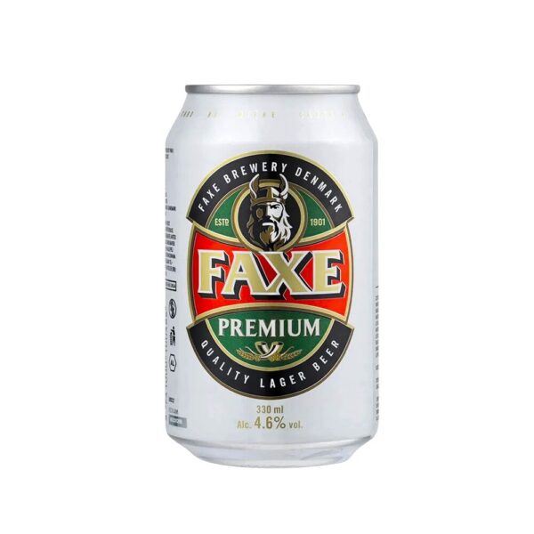 Cerveja Faxe Premium Lager 330ml – Dinamarca - Imagem 1