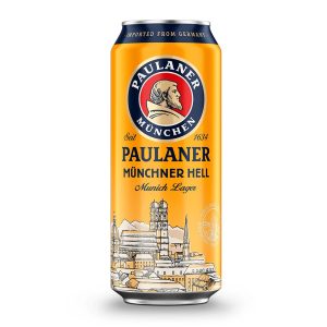 Paulaner Münchner Hell Lata 500ml Lager Alemã