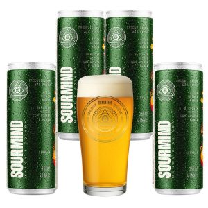 Kit 4x Dogma Sourmind 355ml + Copo Willy 320ml