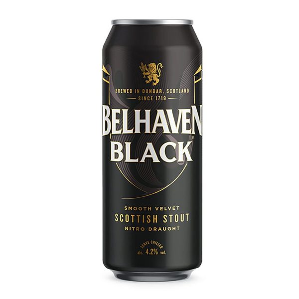 Cerveja Belhaven Black Scottish Stout 440ml - Imagem 1