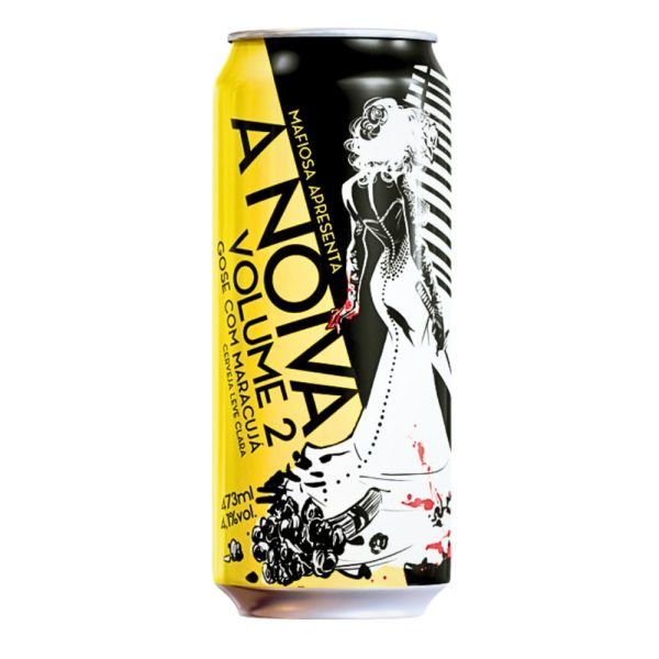Cerveja Mafiosa A Noiva 2 Gose Maracujá 473ml - Imagem 1