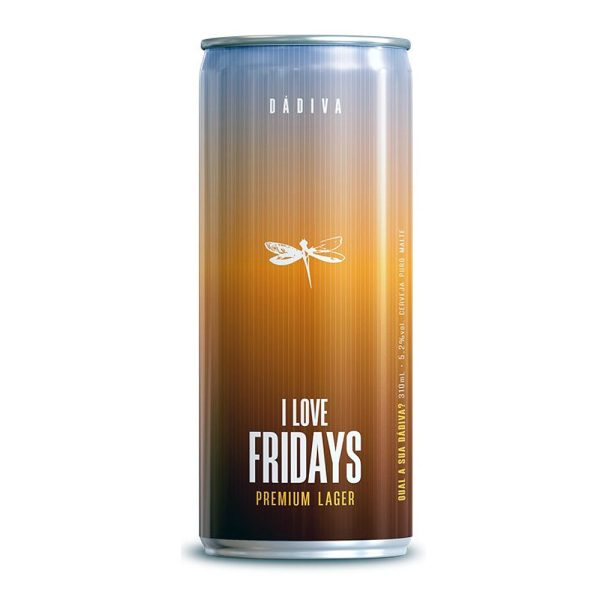 Cerveja Dádiva I Love Fridays Premium Lager 310ml - Imagem 1