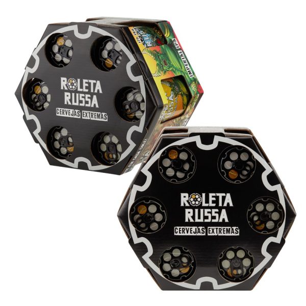 Cerveja Roleta Russa 6 Latas NE IPA e Imperial IPA 350ml - Imagem 6