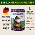 Barril Hofjäger Pilsener 5L - Cerveja Lager Alemã - Imagem 3