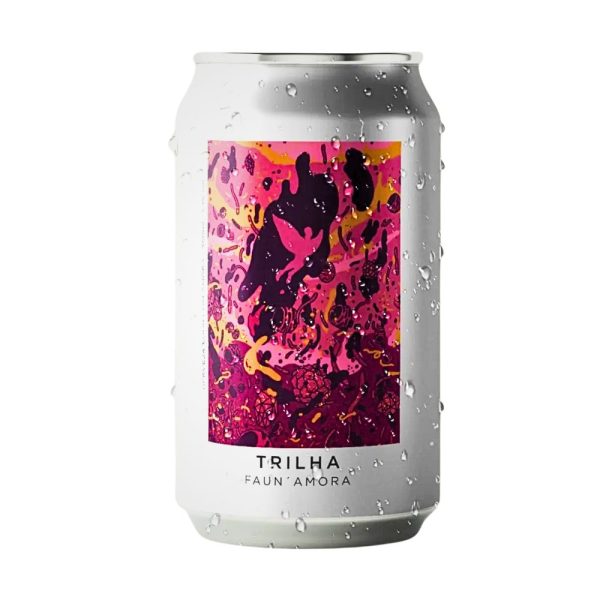 Cerveja Trilha Faun’Amora Sour 350ml Frutada Artesanal - Imagem 1