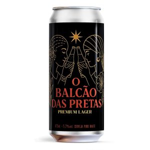 Cerveja O Balcão das Pretas Lager 473ml Puro Malte