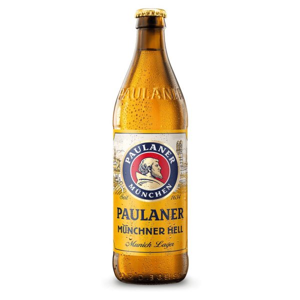 Cerveja Paulaner Munchner Hell Garrafa 500ml Lager Alemã - Imagem 1
