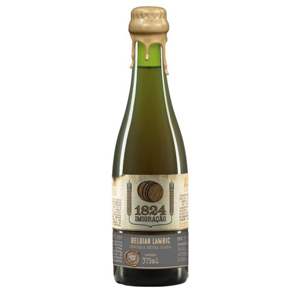 Cerveja 1824 Imigração Belgian Lambic 375ml Artesanal - Imagem 1