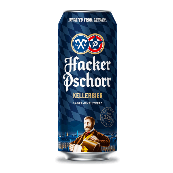 Cerveja Hacker Pschorr Kellerbier 500ml Alemã - Imagem 1