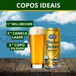 Cerveja Hacker Pschorr Münchener Gold Lata 500ml Alemã - Imagem 4