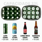 Mochila Térmica Cooler Bag Lenta 33L Impermeável - Imagem 3