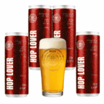 Kit 4 Cerveja Hop Lover DIPA 355ml + Copo Dogma 320ml