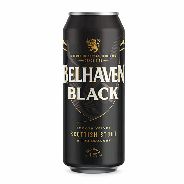 Cerveja Belhaven Black Scottish Stout 440ml - Imagem 1