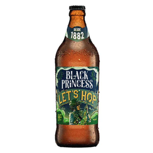 Cerveja Black Princess Let's Hop 600ml American IPA - Imagem 1