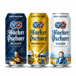 Kit 3 Cervejas Hacker Pschorr Kellerbier, Gold e Weiss 500ml