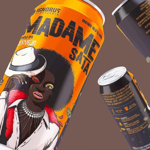 Cerveja Ignorus Madame Satã Triple IPA 473ml 10% - Imagem 2