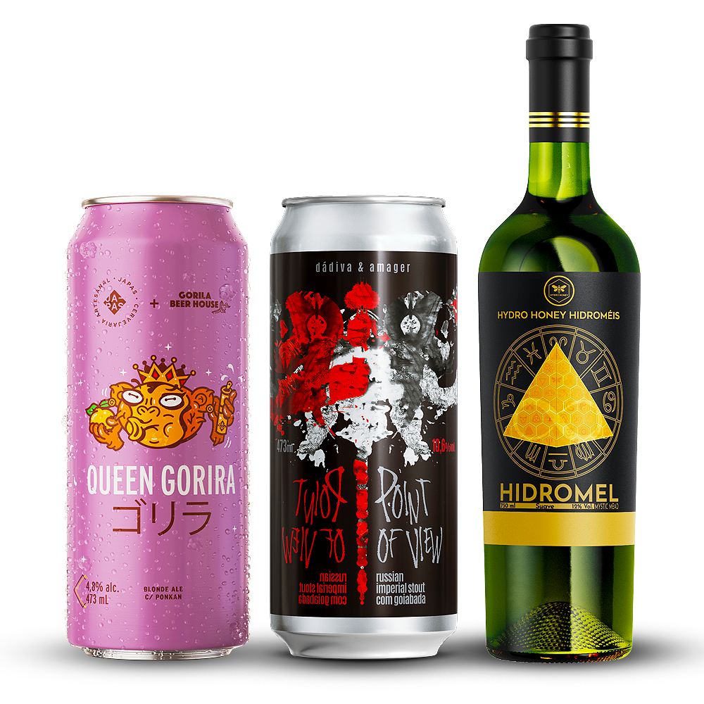 320fc3505a8c04e7b7642991df4f9396-2.png Kit 2 Cervejas Artesanais + 1 Hidromel Premium - Imagem 1
