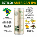 Kit American IPA Dogma 5un 355ml + Copo Willy 320ml - Imagem 4
