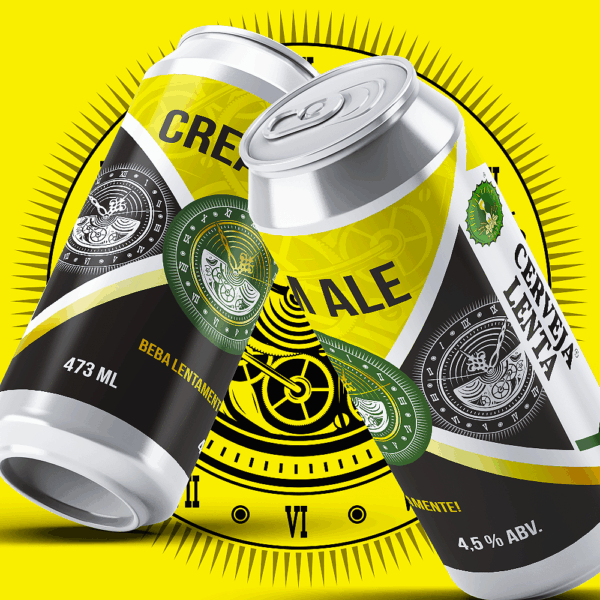 Cerveja Lenta Cream Ale Lata 473ml 4,5% - Imagem 2