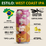 Cerveja Dádiva Carmel Beach IPA 473ml 6% - Imagem 3