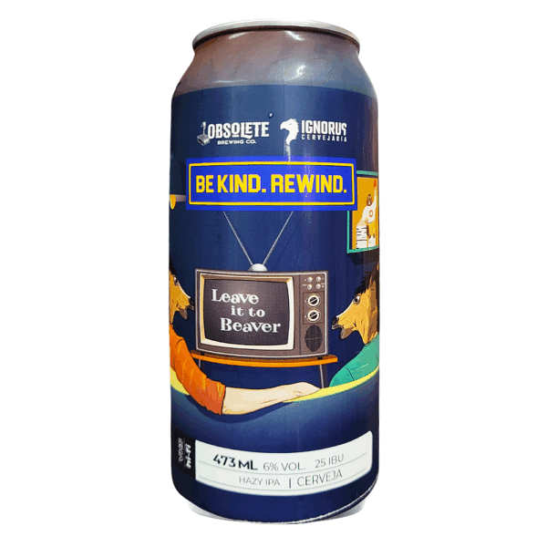 Cerveja Ignorus Leave it to Beaver Hazy IPA 473ml 6% - Imagem 1