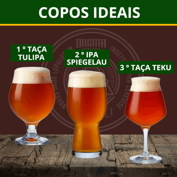 Kit 2 Hazy IPA Dogma 355ml + Copo Willy 320ml - Imagem 4