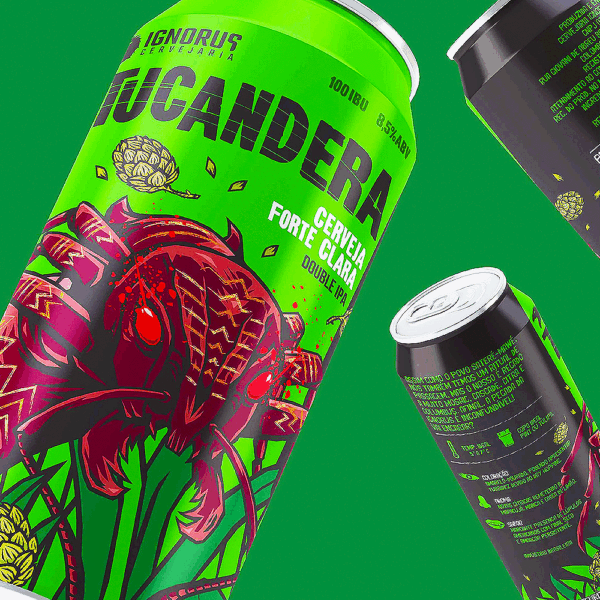 Cerveja Ignorus Tucandera Double IPA 473ml 8,5% - Imagem 2