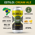 Cerveja Lenta Cream Ale Lata 473ml 4,5% - Imagem 3