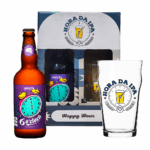 Kit Cerveja Invicta Relógios Six O Clock  + Copo Hora da IPA