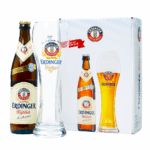 Kit Erdinger Weissbier 500ml com Taça - Trigo Alemã