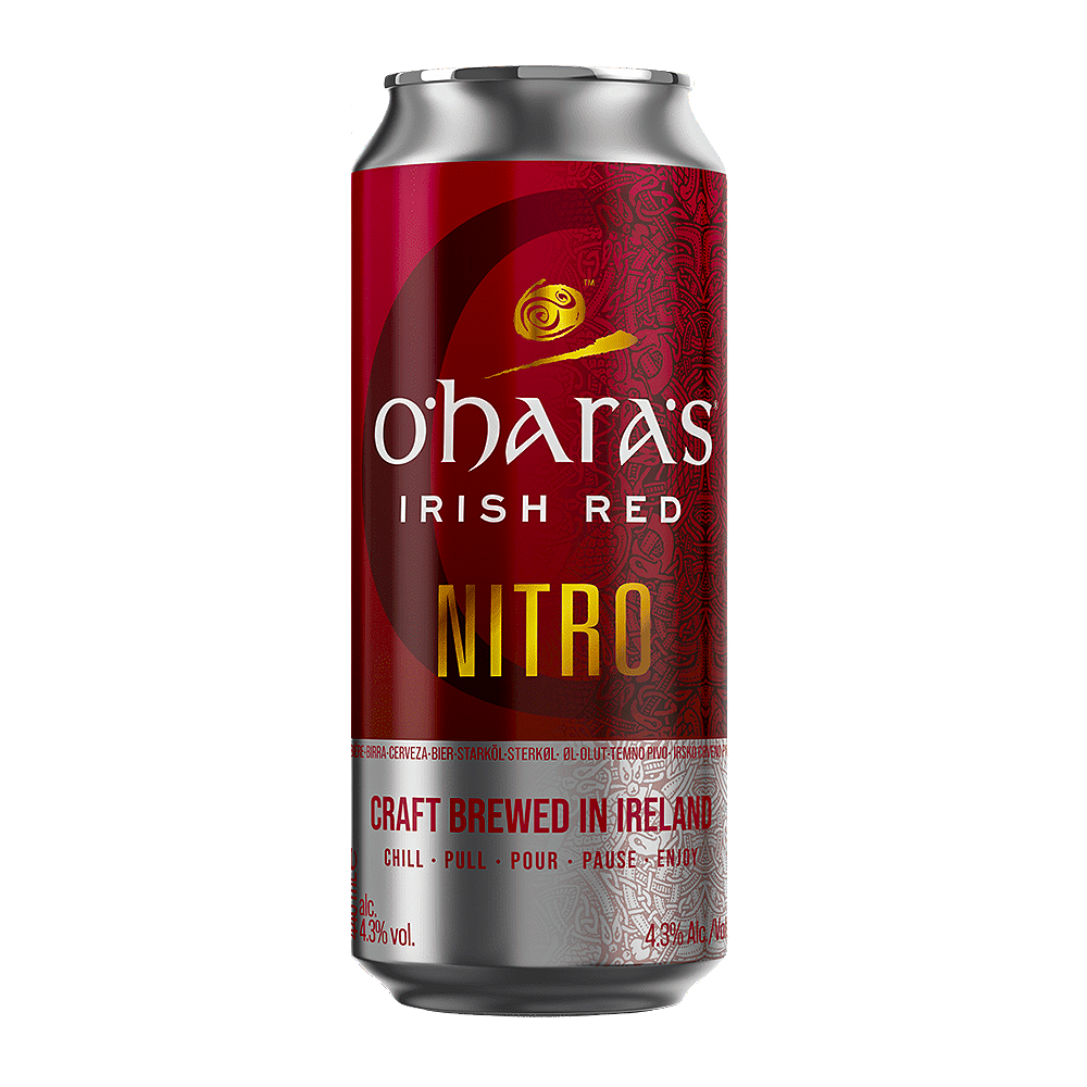 222932ee6c4959419c812fbee1f8e47c.png Cerveja Irlandesa Oharas Irish Red Ale Nitro 440ml - Imagem 1