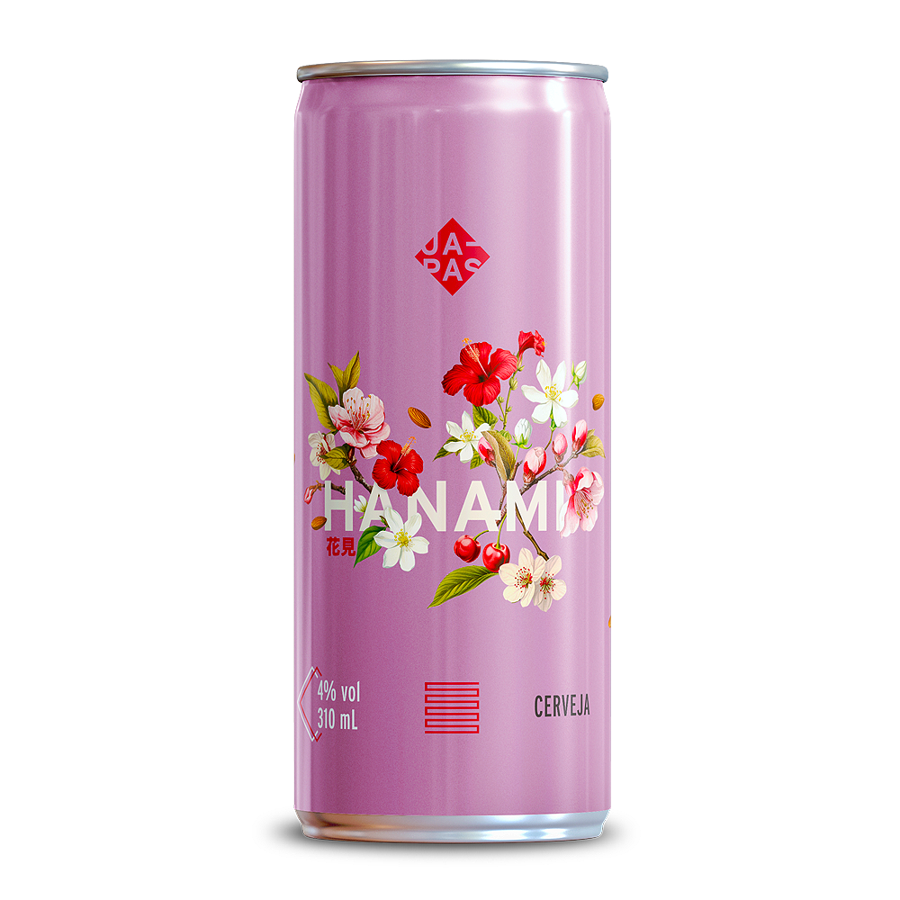 680b7cbc78c238eac6feffe15e84b4ab.png Cerveja Japas Hanami Sour Floral 310ml - Imagem 1