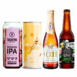Kit 4 Cervejas Artesanais IPA, Lager e Witbier