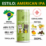 Cerveja Japas Neko IPA American IPA 310ml - Imagem 3