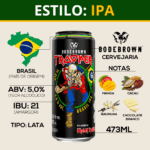 Kit Cerveja Bodebrown Trooper Brasil IPA + Aces High + Copo - Imagem 3